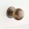 Signature Hardware 1" Rodino Solid Brass Round Cabinet Knob -