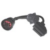Mobilistics 9 Pin Deutsch to OBD2 Y Splitter Truck GPS