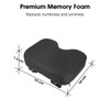 Rowing Machine Seat Cushion, Memory Foam Pad with Anti-Slip Straps