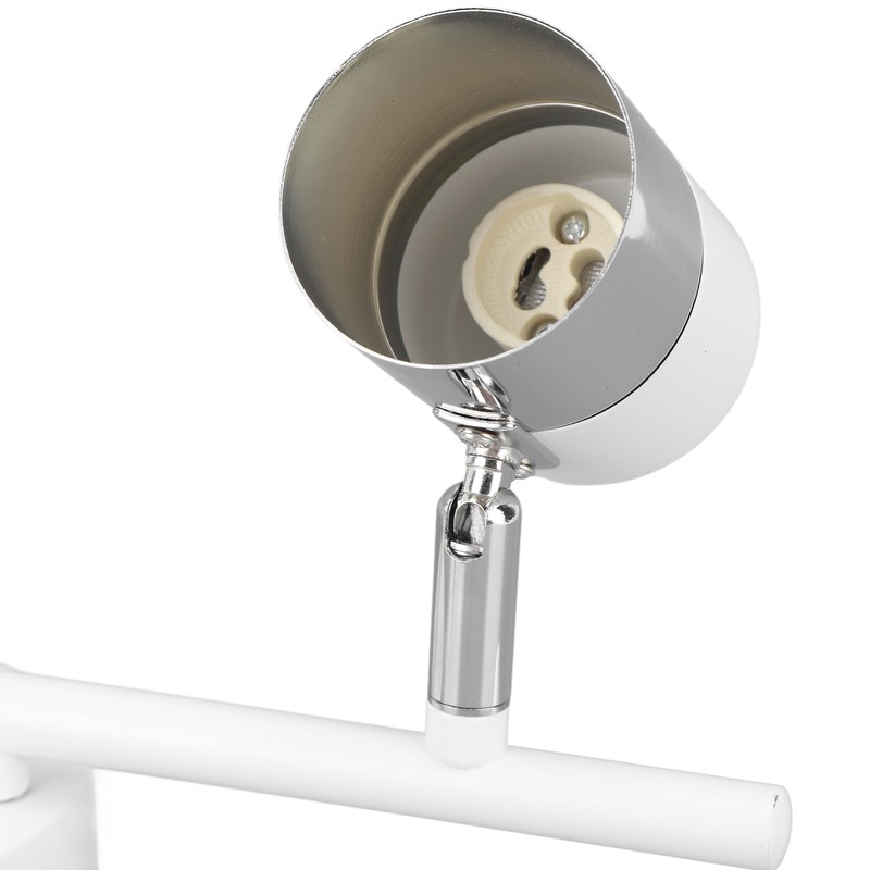 Track Light Kit 2 Heads 13.6in Length 2 Light Track