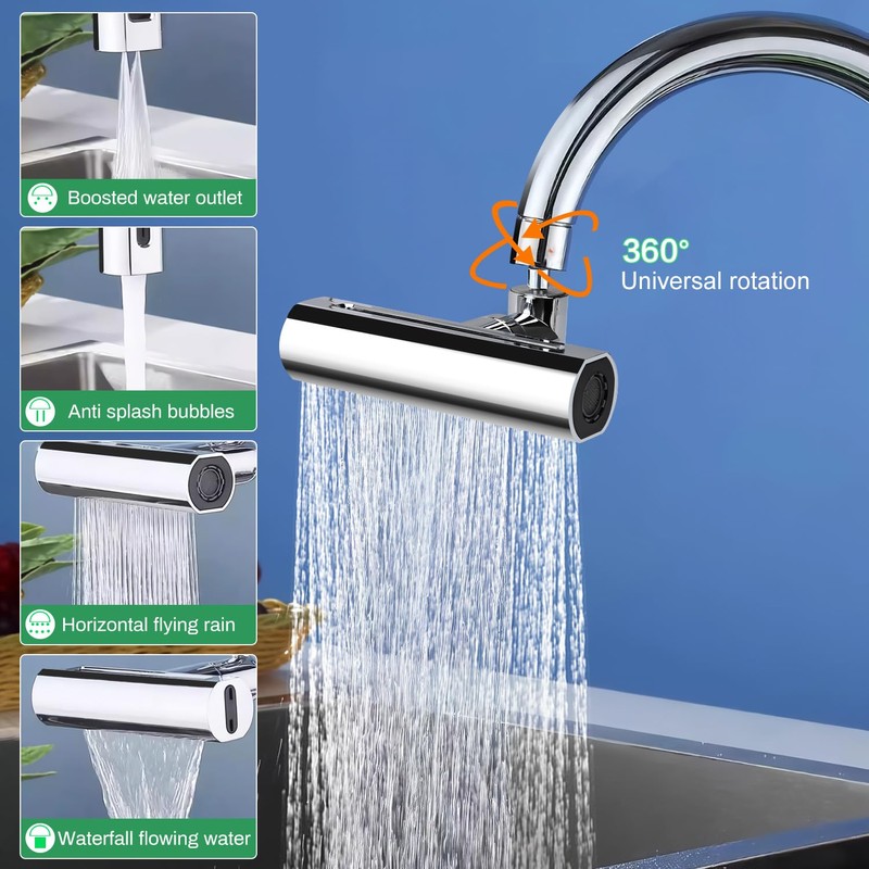 Adamyee Tap Attachment Charging Tap Aerator New Upgrade with 4