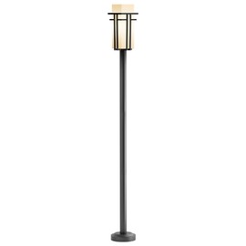 Yoenecea Lamp Posts Outdoor Lighting - 61" Outdoor Post Light Lamp Post with Frosted Glass, Modern Outside Pole Lights for Yard, Waterproof Street Light for Pathway Backyard Garden Driveway Patio