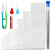 Doxiru 85 Beading Needles Set, 8 Sizes, Long Straight Beading
