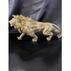 SHTWX 14" Golden Lion Sculpture Resin Collectible statue SHIPS LOCALLY!