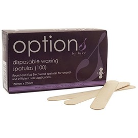 Hive Options Disposable Waxing Spatulas (Pack of 100)