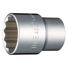 Tone Socket (12 Angles) 4D-25 Insertion Angle 1/2 inch (12.7 mm) Double Side Width 1.0 inches (25 mm)