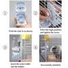 kathson Rabbit Water Bottle, 17oz Hanging Water Fountain Automatic Dispenser