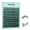 Cluster Lash Extensions 144PCS D Curl Eyelash Clusters with Premium