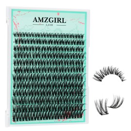 Cluster Lash Extensions 144PCS D Curl Eyelash Clusters with Premium Eyelash Wide Band, Eyelashes Cluster Volume Individual Natural Lashes Cluster(D-Mix,9-18mm)