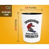 Snowboarding Shot Glass 1.5oz - Snowboarding Because frostbite - Ski
