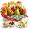 A Gift Inside Congratulations Cheese and Nuts Classic Fruit Basket