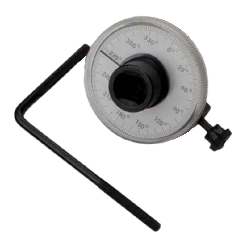 Ronyme Torque Angle Gauge Measuring Tool Gift Hand Tool 1/2