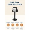 Suggestion Box with Stand, Floor Standing Offering Box, Heavy Duty