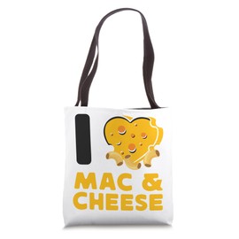 Mac And Cheese Heart I Love Mac & Cheese Tote Bag