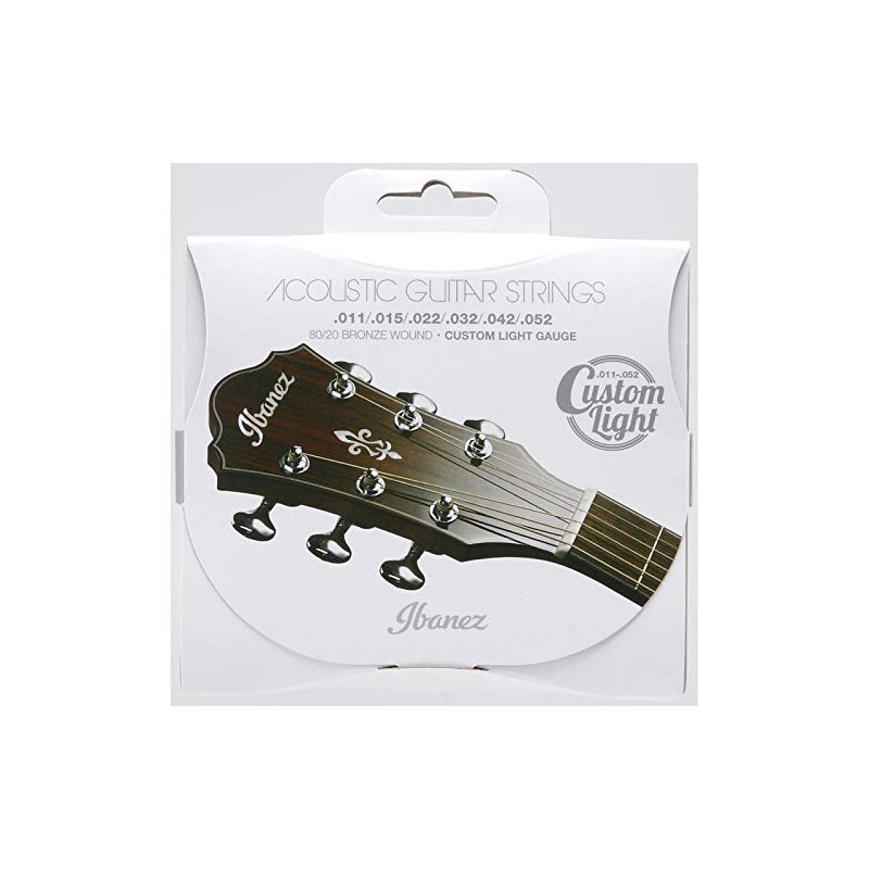 Bronze Wound 80/20 Acoustic Guitar Strings - Custom Light Guage