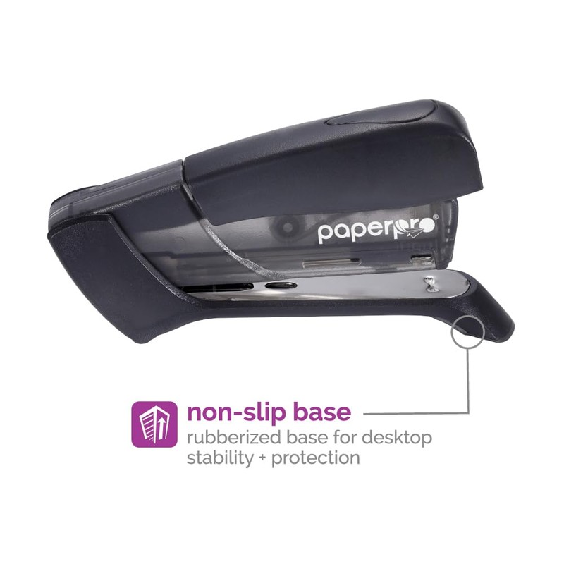 PaperPro Compact Classic Desktop Stapler, 15 Sheet Capacity, No Effort,