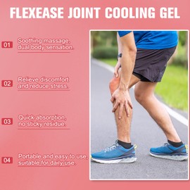 Joint Gel, Soothing Massage Cream, Joint Relief Massage Gel Rapid Cream Rapid Muscle Cream for Knee, Lumbar, Neck, Hand and Foot, 4.23oz (1pc)