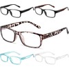 CCVOO Gaoye 5 pack Lesebrillen Sehhilfe Augenoptik Brille Lesehilfe für