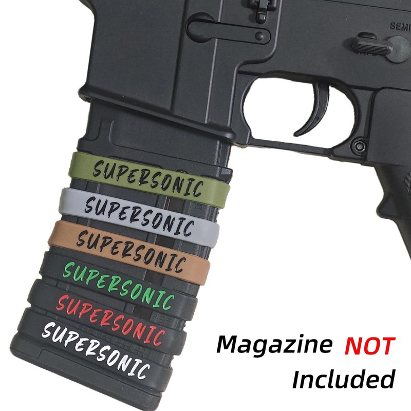 12 Pack Magsaddle Supersonic Magazine Marking Bands Supersonic Ammo Caliber