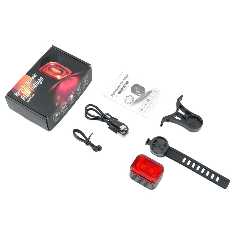 Esaytool Smart Brake Sensing Bike Tail Light, Saddle & Seatpost
