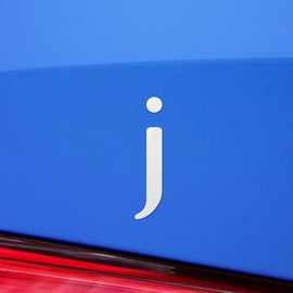 ANGDEST CLUB Decal Stickers of Parisish Letter J (White) Premium Waterproof Vinyl Decal Stickers for Laptop Phone Accessory Helmet Car Window Mug Tuber Cup Door Wall Decoration ANDSKUSe18943WH070722