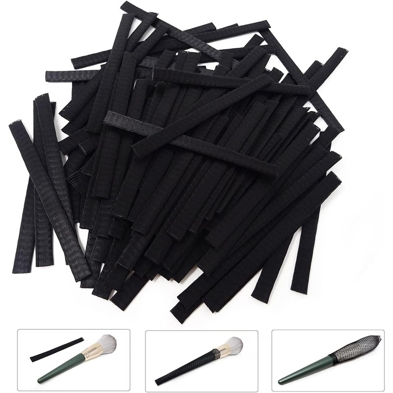 Honbay - 100 fundas protectoras de brochas de maquillaje, reutilizables,