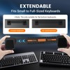HONKID Adjustable Keyboard Riser, Computer Keyboard Stand for Desktop for