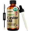 UpNature Organic Castor Oil for Eyelashes – Lash Serum for