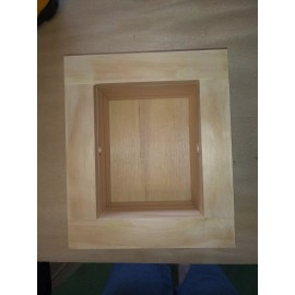 Pine In Wall Recessed Toilet Paper Holder Unfinished Paintable Pine Made in the USA!!