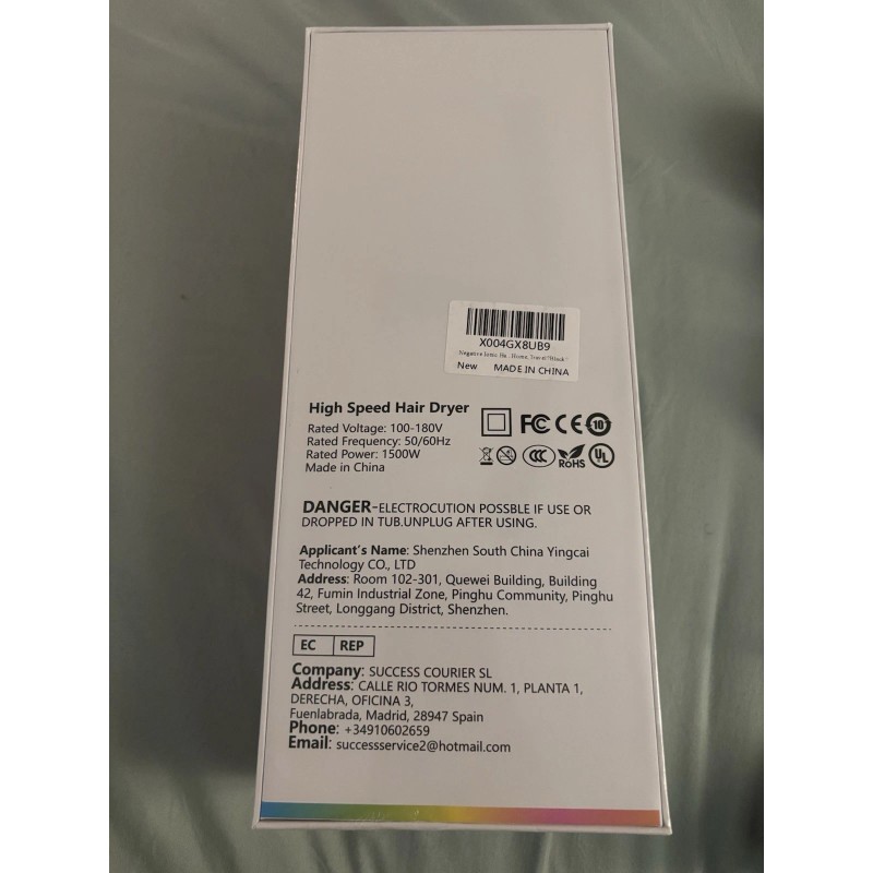Mmk Hair Dryer Blow Dryer Negative Ionic Professional Hairdryer Brand