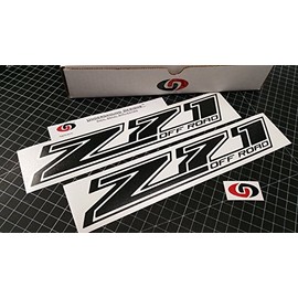 Z71 Off Road Decals (2-Pack) Bedside Fender Stickers Fits 2014-2018 Chevy Silverado 1500 2500 3500 Select Color: (Matte Blackout)