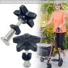 Arm Adjustment Knobs for Rollators Walker Replacement Parts, Set of