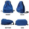 Peicees - Mochila deportiva impermeable con cordón para hombres y