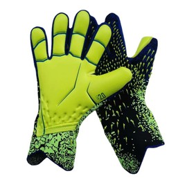 Soccer Goalkeeper Gloves Goalie Training Gloves Strong Grip Anti-Slip and Breathable for Adults and Children