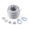 KingChain PVC Coated Galvanised Steel 7 x 7 Aircraft Cable