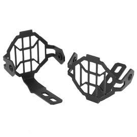 Keenso Stainless Steel Front Fog Light Cover Fog Light Motorcycle Fog Light Cover