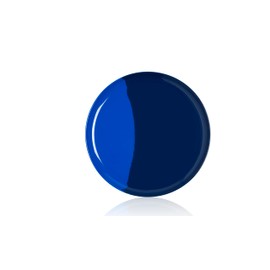 Thomas Fuchs Creative 1/2 & 1/2 Melamine Side Plates Set of 4, Chip and Break-Resistant, Durable Salad Plates, Kid-Friendly Dessert Plates for Indoor and Outdoor, Dishwasher Safe, Cobalt/Navy