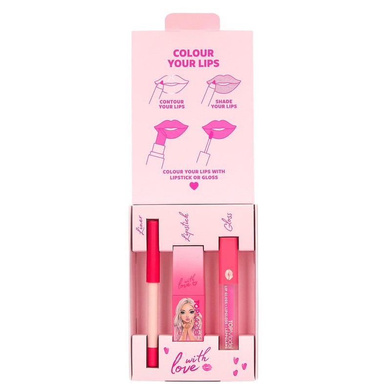 Depesche TOPModel 13572 Beauty and Me Lip Gloss Set with