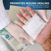MED PRIDE Silver Calcium Alginate Wound Dressing, 10-Pack | Highly
