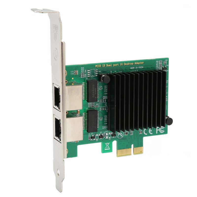 1000M Gigabit Ethernet Network Card Dual RJ45 Port 10/100/1000Mbps PCI