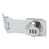 Mechanical Password Lock Silver Combination Lock Anti Theft Hasp Lock