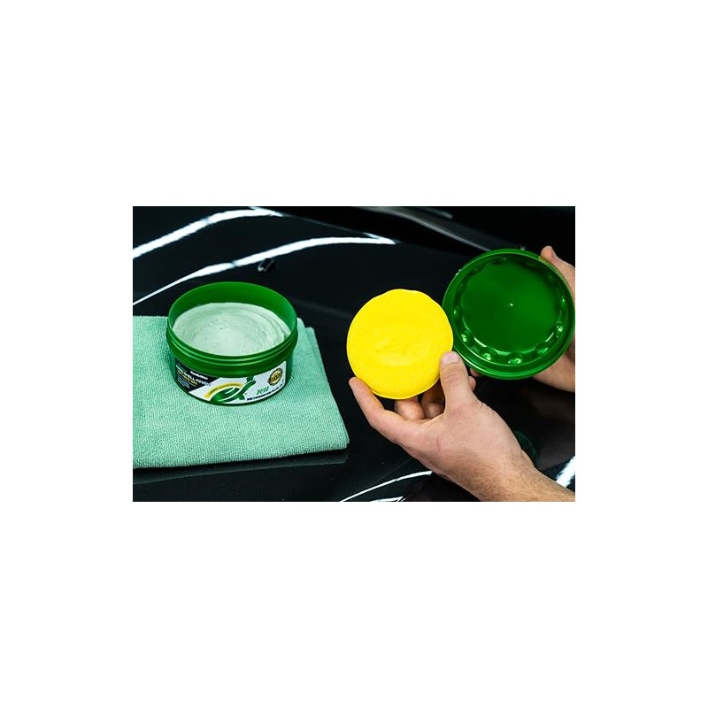 Turtle Wax, Hard Shell Finish, Cera automotriz en Pasta Suave,