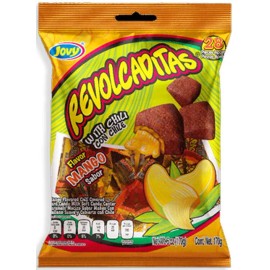 Jovy Revolcaditas Candy Sweet & Spicy Hard Candies Mango & Watermelon 4pk