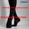 Vitasox Unisex Support Knee Socks Plain - 43/46