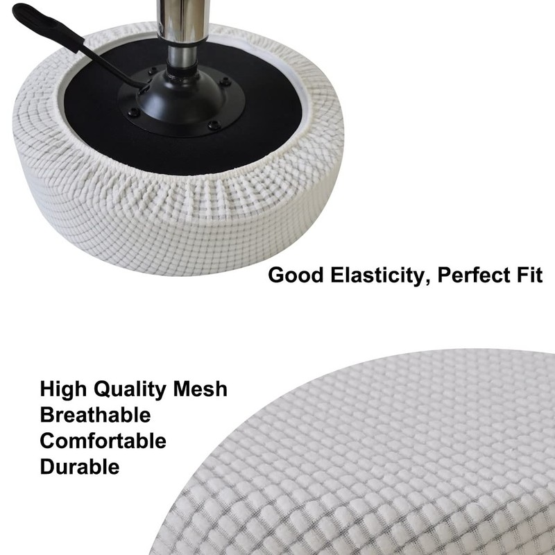 HuaLiSiJi Round Stool Cover 12-16" Round Seat Covers for Bar