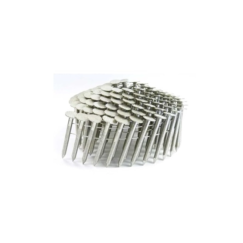 1 1/2" Ring 316SS Coil Roofing Nails 600ct
