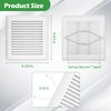PIHIL C350GN Bathroom Grille Cover with Springs, Replacement for Broan-NuTone
