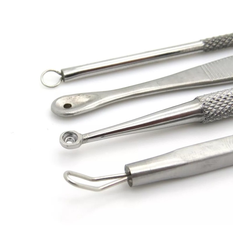 PREMIUM INSTRUMENTS BLACKHEAD REMOVER COMEDONE BLEMISH EXTRACTOR TOOL KIT OF