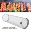 Barbecue Grilling Basket Cylinder Shaped Mesh Wire 304 Stainless Steel
