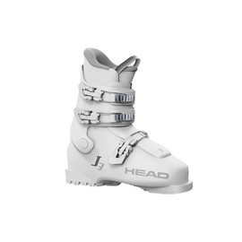 HEAD J 3 Junior Alpine Ski Boots, White/Gray, 25.5